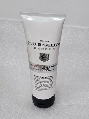 C.O. Bigelow Barber Hair & Body Wash No. 1607 Elixir White 8 Fl Oz